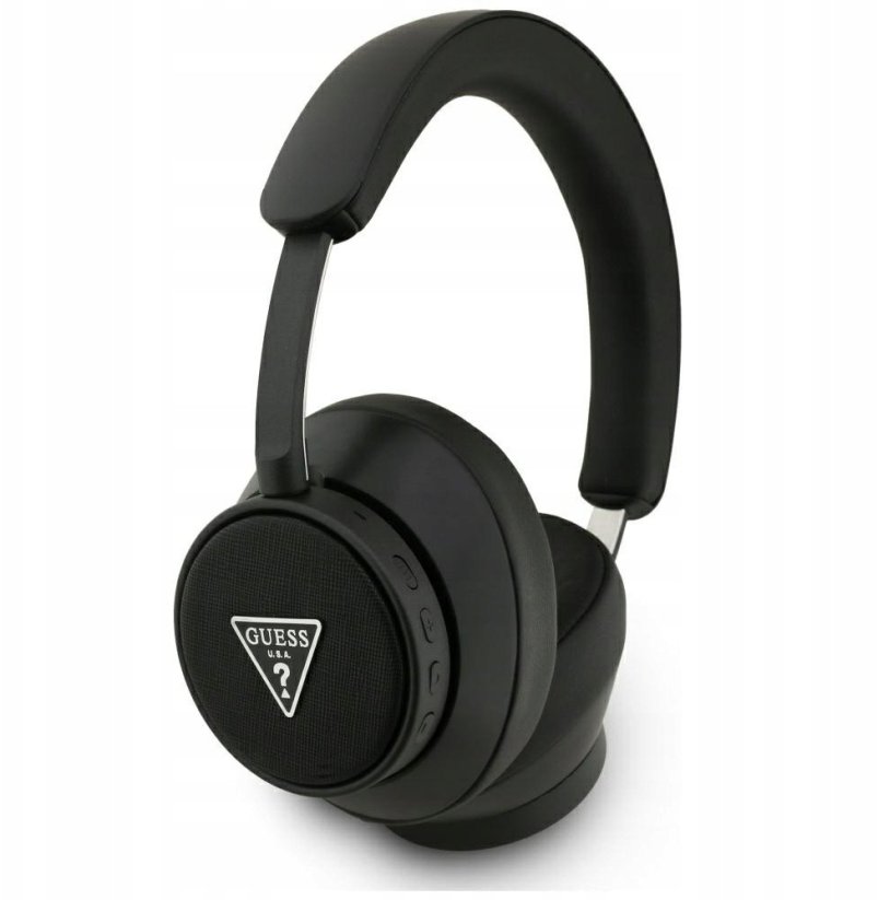 Guess Bluetooth ENC Saffiano Triangle Logo Čierny (GUBHC15PGMRTRK)