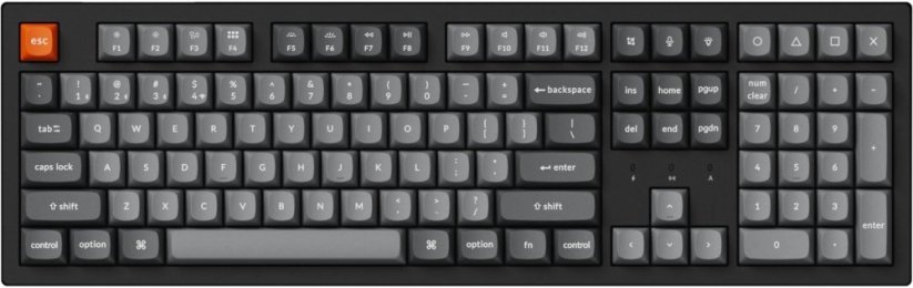 Keychron Keychron K10 Max QMK/VIA Wireless RGB - US Layout - Hot-Swappable Super Red (K10M-H1) Belaidė Žaidimų Klaviatūra