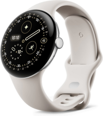 Google Pixel Watch 4 45MM LTE Silver/Porcelain