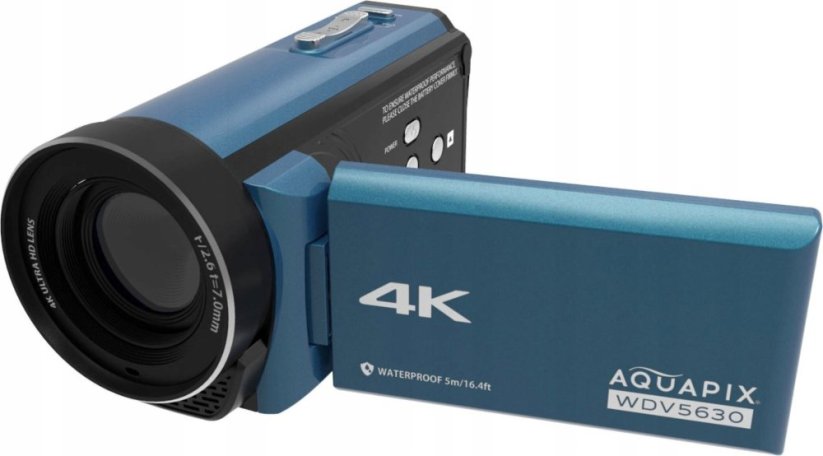 EasyPix Aquapix WDV5630 GreyBlue 4K UHD
