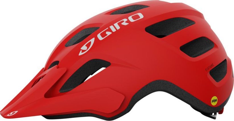 Giro prilba bicyklová Mtb Giro Fixture Integrated Mips Matte Trim Red 54-61cm