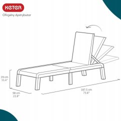 Keter Keter Saulosanas kresls Mallorca balts 8711245160337