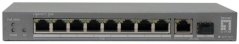 LevelOne PoE+Switch 8xGE PoE/1xGE/1xSFP 120W unmanag.Plastik (GEP-1011)