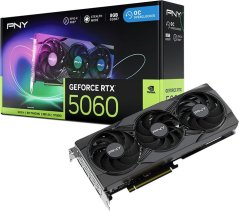 PNY GeForce RTX 5060 Epic-X RGB Overclocked Triple Fan 8GB GDDR7 DLSS4 (VCG50608TFXXPB1-O)