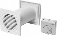 Europlast Ventirokovion unit EUROPLAST, d125 mm with thermostat, SPKT125