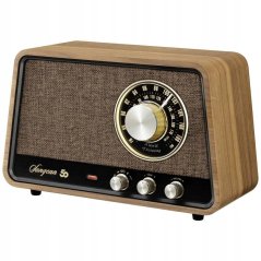 Sangean Sangean WR-101 table radio, Bluetooth, vintage walnut wood
