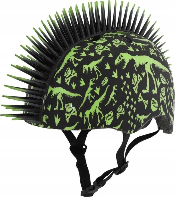 C-PREME prilba detský juniorski C-PREME T-REX BONEZ MOHAWK black roz. S CHILD FS 5+ (50-54 cm) (NEW)