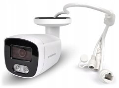 EVERMAX EVERMAX EVX-IP8B01-IRW-Ai-W Kamera IP tubowa Biela 8Mpx 2.8mm IR 40m AI IP67 mikrofon