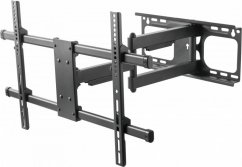 Vision VISION Bildschirm-Wandarmhalterung - 30 JAHRE GARANTIE - geeignet fur 42-70 Zoll grosse Bildschirme mit VESA-Grossen bis 600 x 400 - Neigung 5 Grad Aufwartsneigung / 15 Grad Abwartsneigung - Drehwinkel um 6 Grad verstellbar - Entfernung zur Wand 69-615