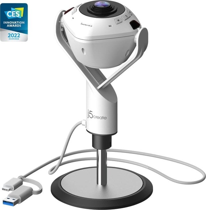 j5create 360 AI-POWERED WEBCAM WITH