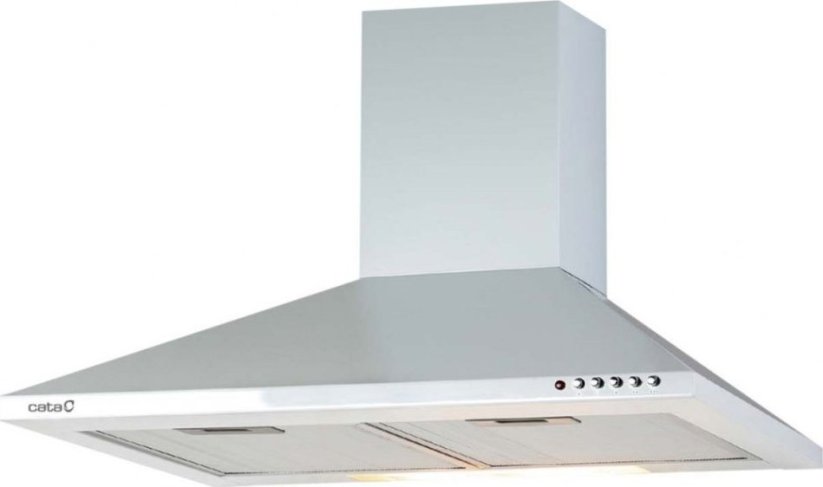 Cata CATA | Hood | V-600 WH | Wall mounted | Energy efficiency class C | Plotis 70 cm | 420 m³/h | Mechanical control | LED | Baltas