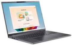 Acer Notebook Aspire Aspire 16 AI A16-11M-X4X3 CPU Qualcomm Snapdragon X X1-26-100 3000 MHz 16" 1920x1200 RAM 16GB LPDDR5x SSD 512GB Qualcomm Adreno GPU Integrated ENG Card Reader microSD Windows 11 Home Steel Grey 1.55 kg NX.JLNEL.001