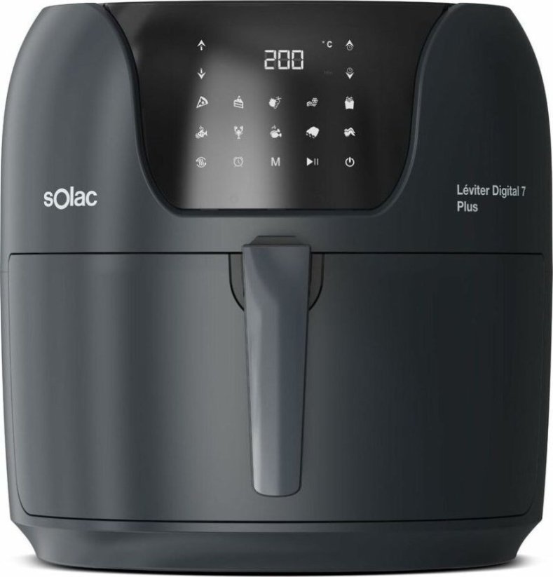 Solac Frytkownica na gorące powietrze FA1800D Čierny 1800 W 7,4 l