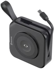 Swissten Powerbank ALL-IN-ONE PRO Li-Pol 5/9/12V for charging phones and other devices 22013978 10000mAh kabel USB-C 1
