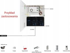Pulsar HPSB-24V7A-C Zasilacz buforowy impulsowy 27,6V/7A/2x17Ah