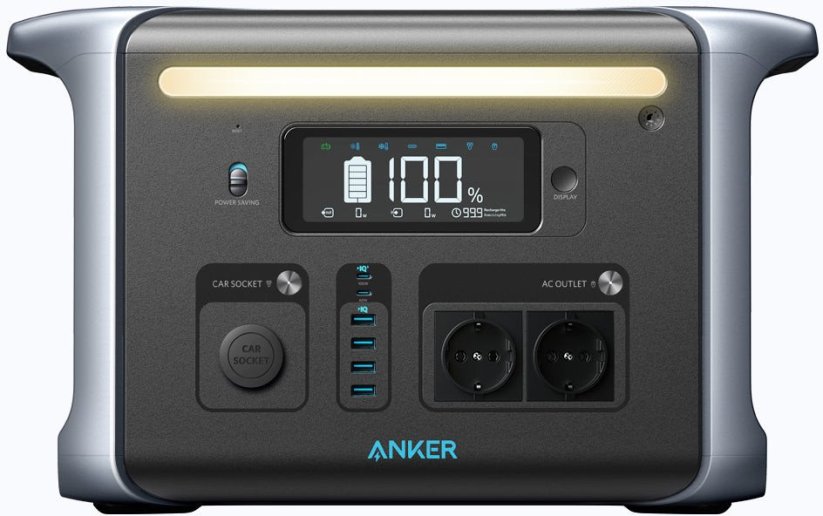 Anker Anker PowerHouse 757 - Tragbares kraftwerk - 1.500.W - AC 220-240 / DC 11-30 V - Lithiumeisenphosphat - 1229 Wh - Ausgangsanschlusse: 13
