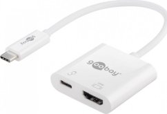 Goobay USB-C - HDMI + USB-C Biely  (62110)