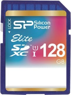 Silicon Power Elite SDXC 128 GB Class 10 UHS-I/U1  (SP128GBSDXAU1V10)