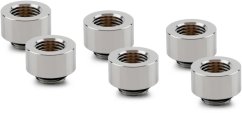 Thermal Grizzly DeltaMate Extender Fitting - MF10, Gloss nickel, Sada 6 sztuk (TG-DM-FIT-6306)