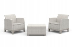 Keter Sada mebli záhradných Scandi Forma Balcony Set szaro-Hnedý/svetlý Bežový (8711245162744)