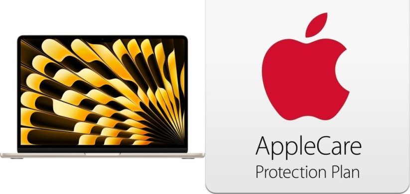 Apple MacBook Air 13 M4 / 24 GB / 512 GB / Mac OS / 10R GPU (MC6A4ZE/A) + AppleCare Protection Plan for 13-inch MacBook Air (M4)