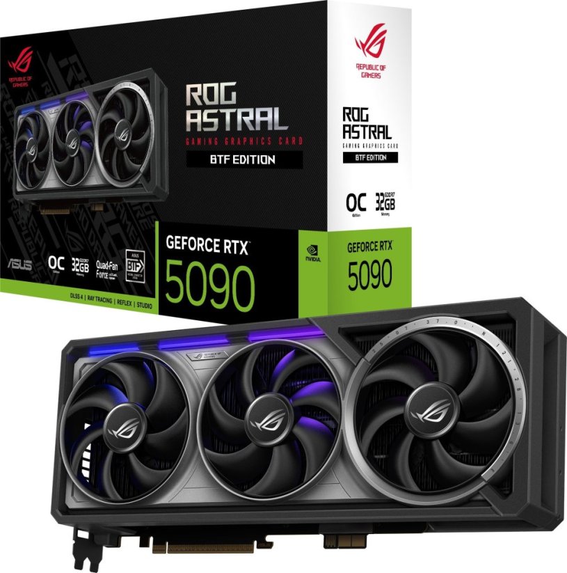 Asus ROG Astral GeForce RTX 5090 BTF OC 32GB GDDR7 DLSS4 (ROG-ASTRAL-RTX5090-O32G-BTF-GAMING)