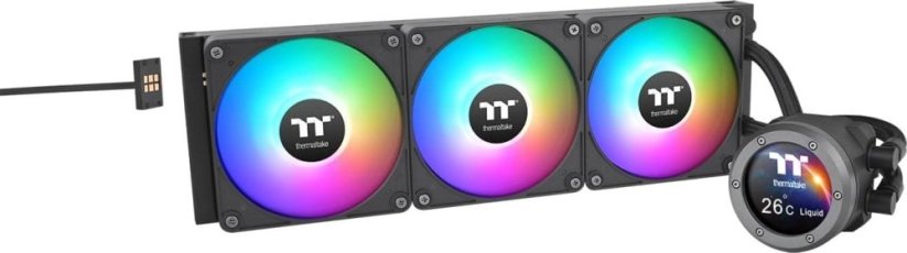 Thermaltake TH420 V2 Ultra EX ARGB CPU All-In-One Liquid Cooler, water cooling (black)