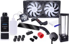 Alphacool Alphacool Core Hurrican 240 mm XT45 HardTube Wasserkühlungs Set