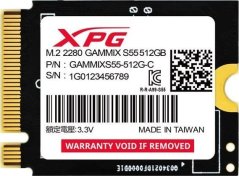 ADATA Gammix S55 512GB M.2 2230 PCI-E x4 Gen4 NVMe (SGAMMIXS55-512G-C)