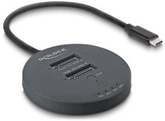Delock USB 20 Gbps M.2 Stacja dokująca Pre 2 x M.2 NVME PCIE SSD z funkcją klonowania (64364)