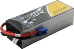 Tattu akumulátor Tattu 8000mAh 22.2V 25C 6S1P Lipo z konektorem EC5