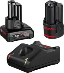 Bosch Sada Nabíjačka + 2 x akumulátor (1600A01NC9)