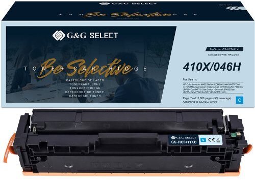 G&G G&G GS-HCF411XU kaseta z tonerem 1 ks Náhradný Cyjan