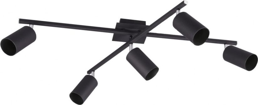 Trio RL lampa na strop Marley 57 x 22 cm stal matná Čierna