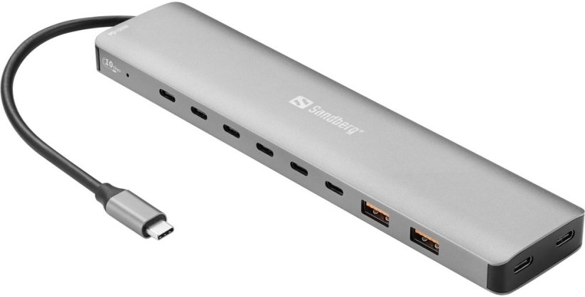 Sandberg USB-C to 8 x USB-C + 2xUSB-A (136-80)