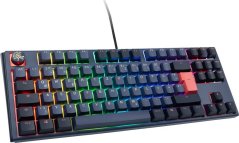 Ducky One 3 Cosmic Blue TKL Gaming Tastatur, RGB LED - MX-Ergo-Clear