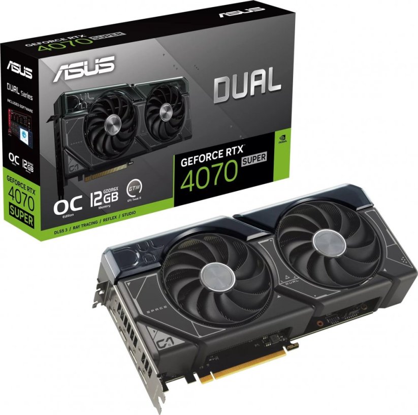 Asus Dual GeForce RTX 4070 SUPER OC 12GB GDDR6X (DUAL-RTX4070S-O12G)