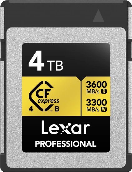 Lexar Professional Gold CFexpress 4 TB  (LCXEXPR004T-RNENG)