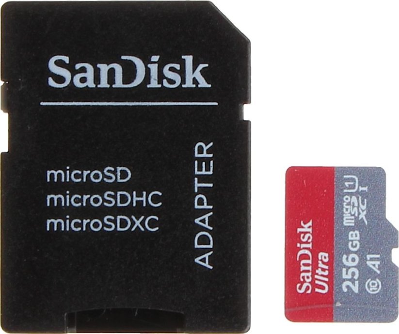 SanDisk Ultra MicroSDXC 256 GB Class 10 UHS-I/U1 A1  (SD-MICRO-10/256-SAND)