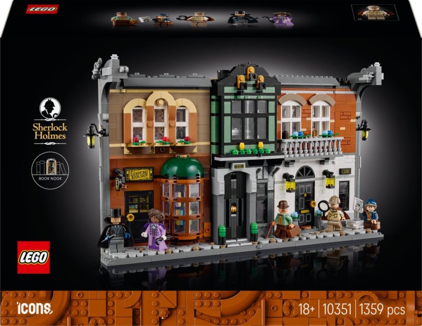 LEGO Icons Sherlock Holmes: Book nook (10351)