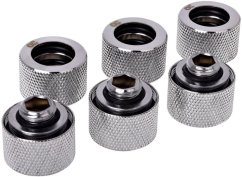 Alphacool Złączka 1/4" - 16mm, 6-pack, chróm (17384)
