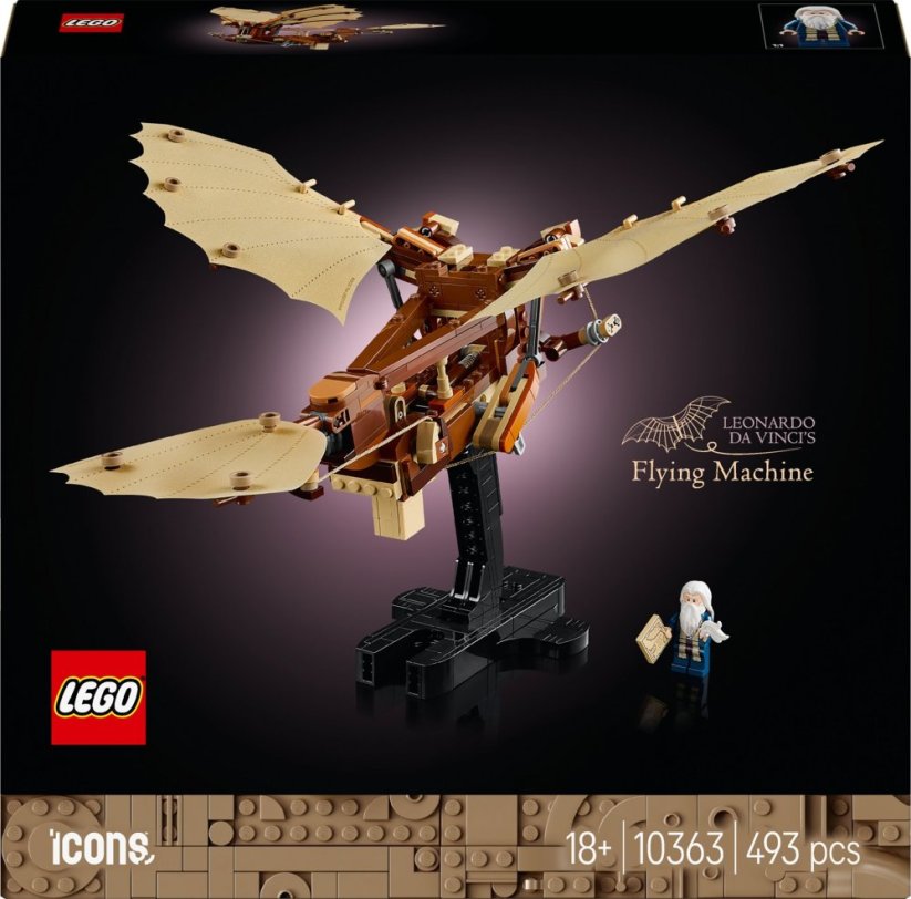 LEGO Icons Lietajúci stroj Leonarda da Vinciho (10363)
