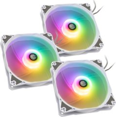 BitsPower Notos 120 Digital RGB 3-pack + Hub (BPTA-FX1812NTWH-1)