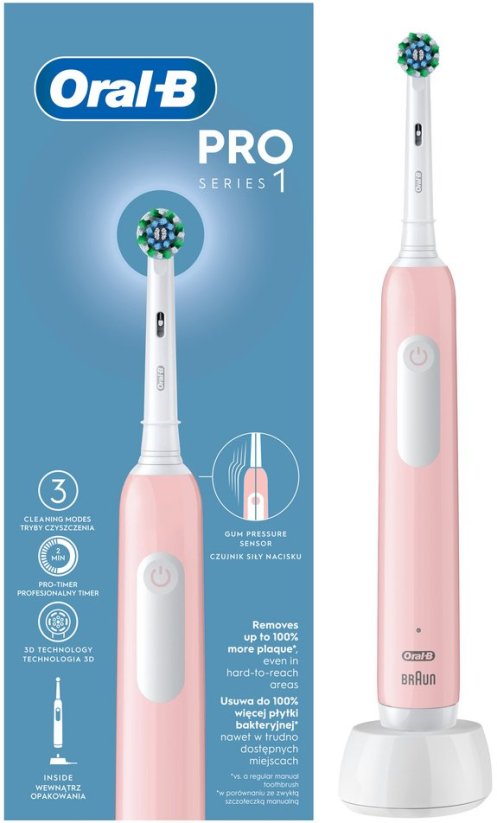 Oral-B Pro Series 1 CrossAction Pink