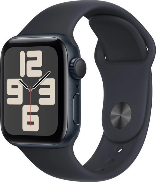 Apple Watch SE GPS 40mm Midnight Alu Sport M/L Čierny  (MXE93QN/A)