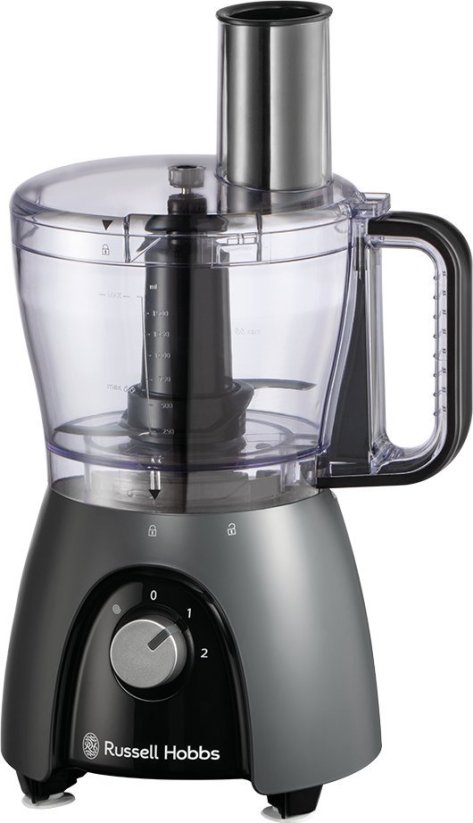 Russell Hobbs 27111-56 Kuchynský robot 600 W 2,3 l Čierny, Przezroczysty