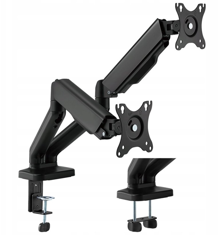 Brateck Držiak na 2 monitory 17" - 32" (LDT46-C024E)