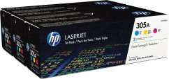 HP 305A Sada CMY Originál  (CF370AM)