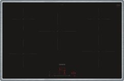 Siemens Siemens EH845HVB1E iQ100, independent hob (black/stainless steel, 80 cm, Home Connect)