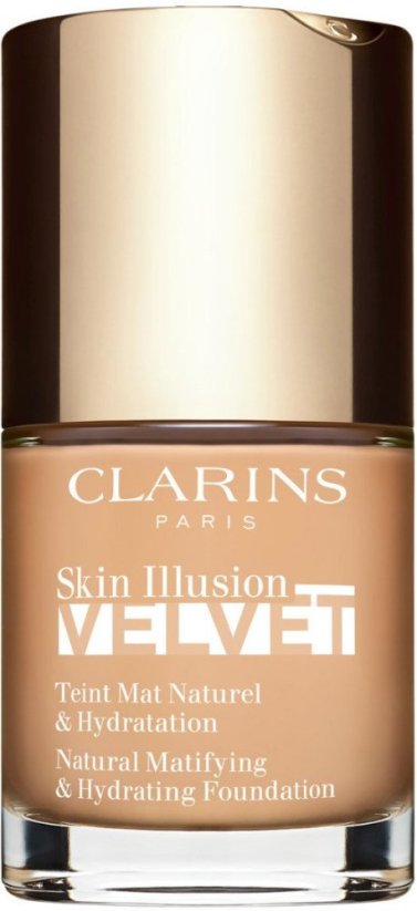 Clarins , Skin Illusion Velvet, Matte Optimizing Complex, Liquid Foundation, 108.3, Organza, 30 ml For Women
